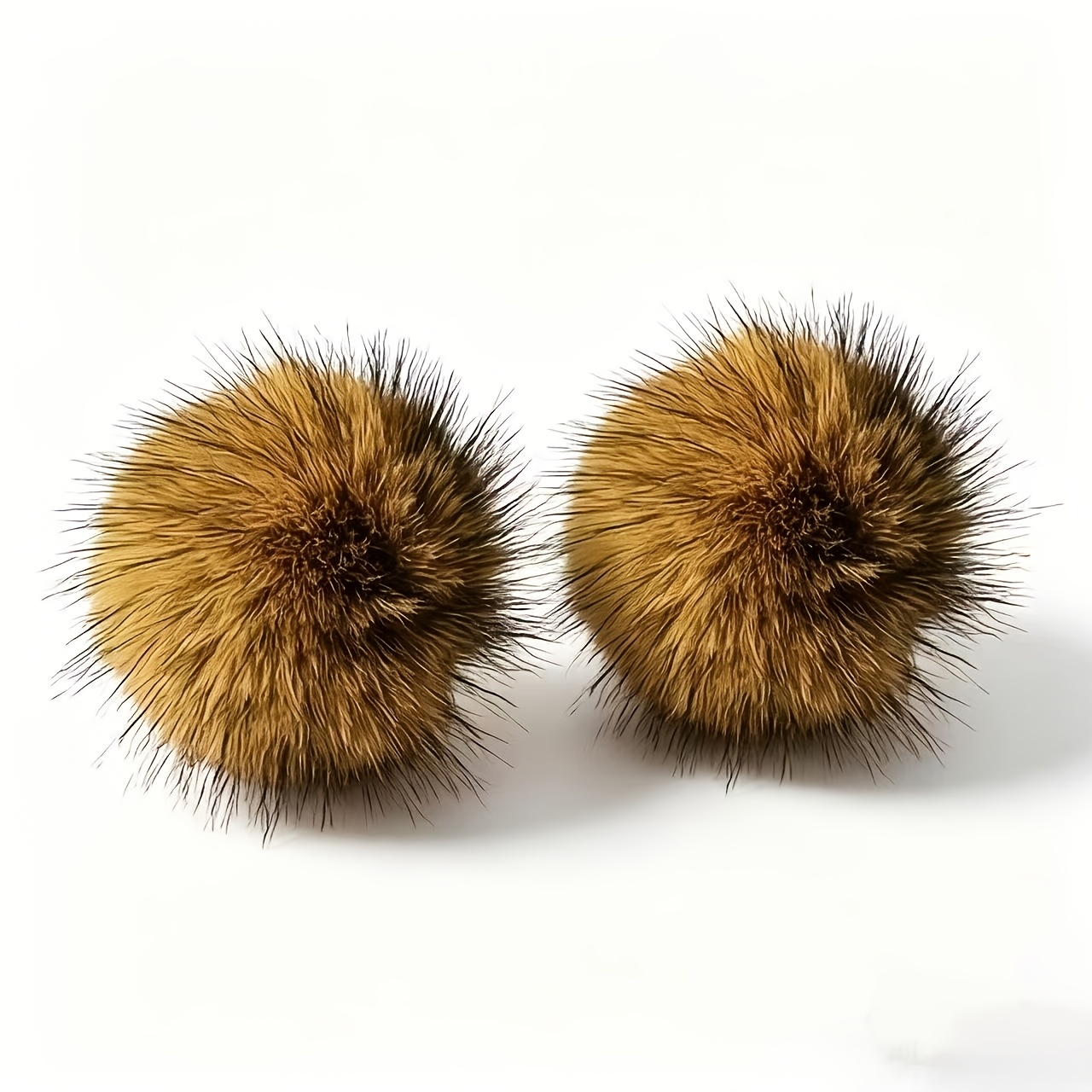 TEMU 2pcs Set Of Cat Toys Imitation Rabbit Fur Balls, 2026 Style Rabbit Fur Balls, Indoor Kitten Plush Toys, Washable And Suitable For Exercise And