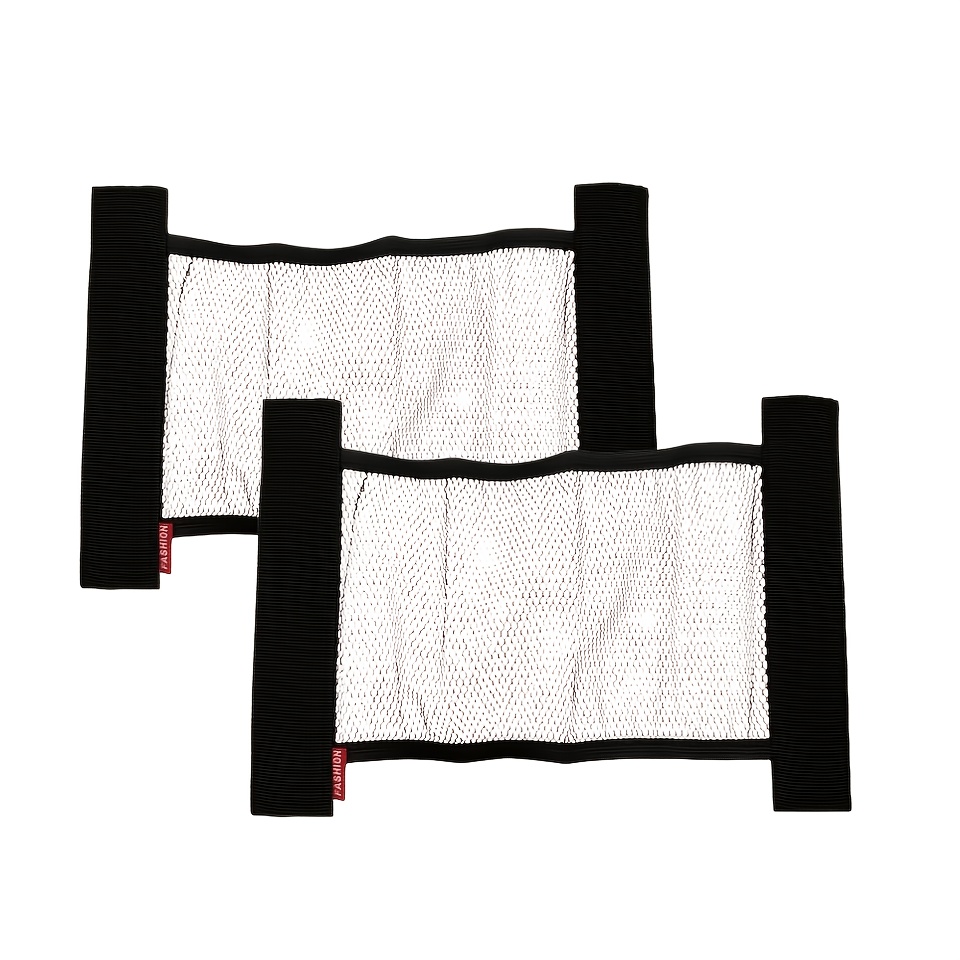 TEMU 2pcs/set Car Trunk Fixed Net Pocket For Miscellaneous Items - Large Capacity Expandable Luggage Storage And Organizing Net Pocket, Design