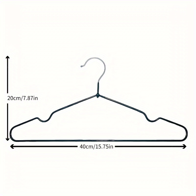 wyx hangers are elegant and modern metal clothing hangers featuring a non slip   for a minimalist home aesthetic details 3