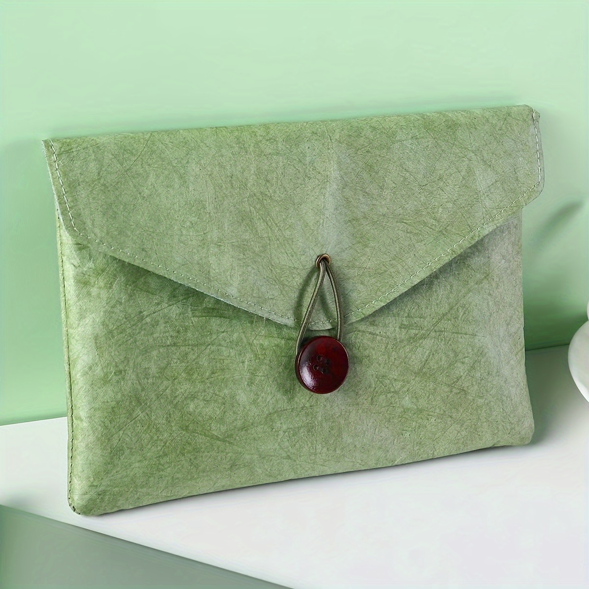 1pc Of Vintage Storage Bag Suitable For Ipad, Document, And Receipt Pouch, Lightweight And Portable, Tablet Bag.