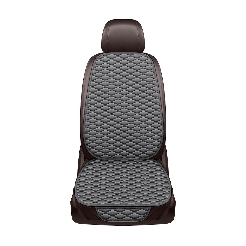 TEMU Coprisedile Auto in Lino Tessuto 1 pz Universale per , Imbottitura Ultra Confortevole, alla Maggior Parte dei Modelli di Auto