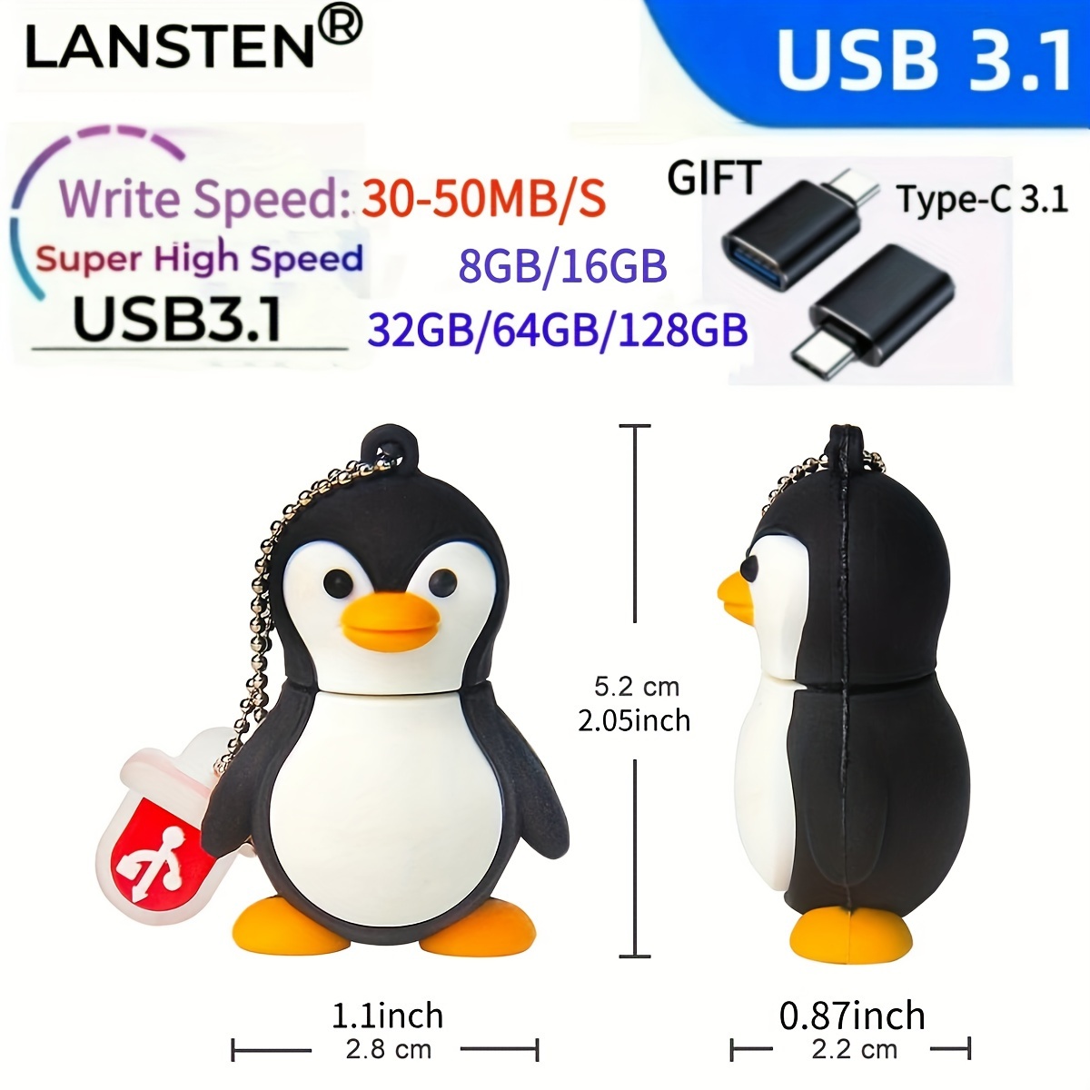 8gb 16gb 32gb 64gb 128gb usb 3 1 flash drive write - Temu Pakistan