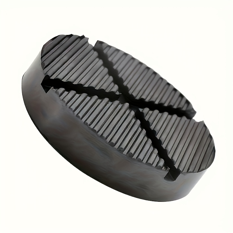 E-shop 1/2 Stück Wagenheber Pad Auto Wagenheber Halterung Pad Schwarzer Gummi Schlitz Boden Pad Rahmen Führung Adapter Auto SUV Van Pickup Wagenheber