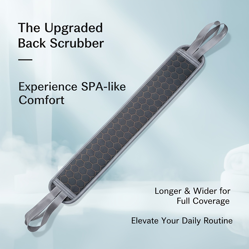 Extra-Long Bath Mitt for Spa-Like Comfort