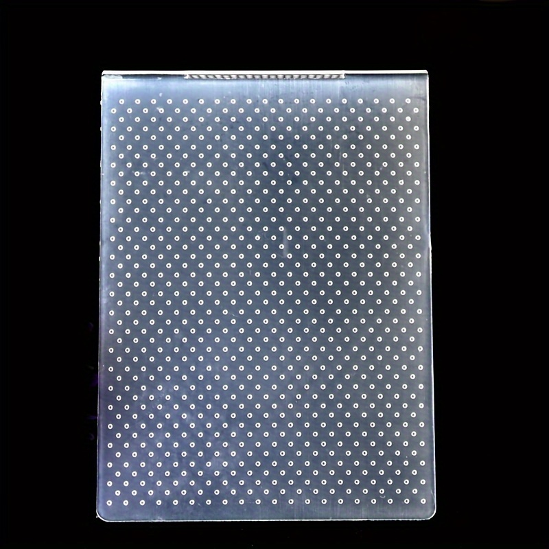 

1pc Dot Pattern Plastic Embossing Folder For Diy Scrapbooking & Card Making - Tool