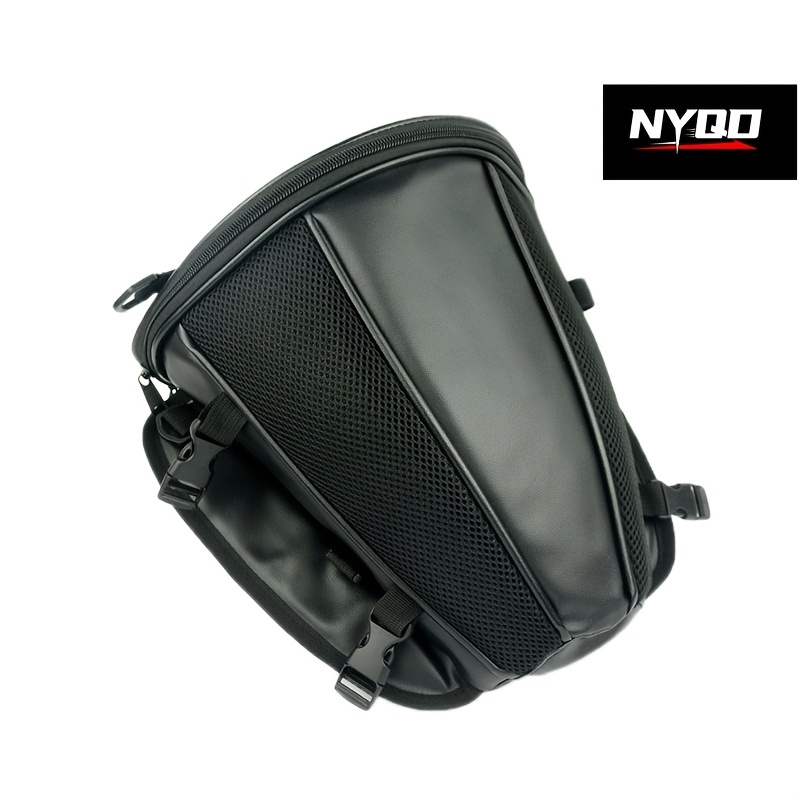 TEMU Motorcycle Tail Bag, Rear Seat Bag For Motorbike, Multifunctional Shoulder Crossbody Bag