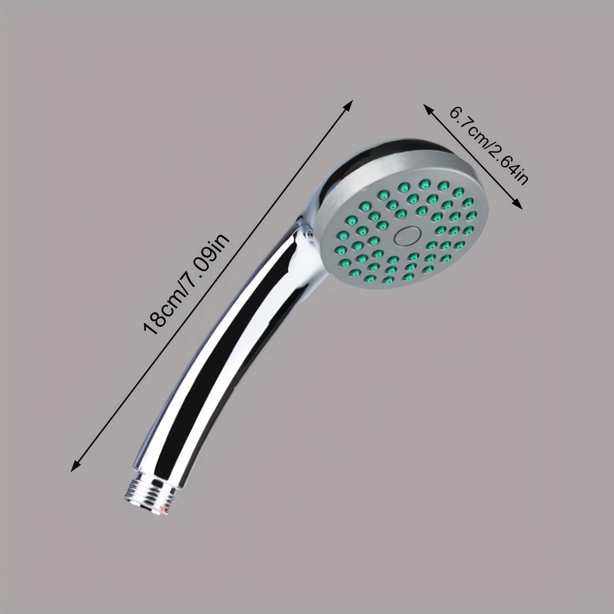 Adjustable Handheld Showerhead with Pressure-Boosting Feature