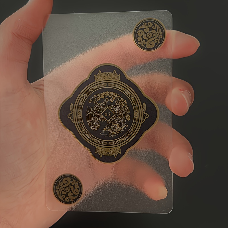creative transparent plastic poker cards waterproof pvc poker cards Product details 7