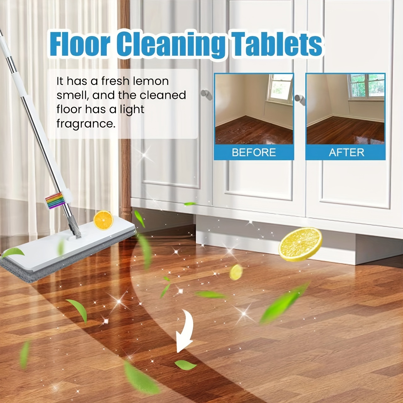 multi surface floor cleaning sheets tile wood polishing and stain removal for home use details 7