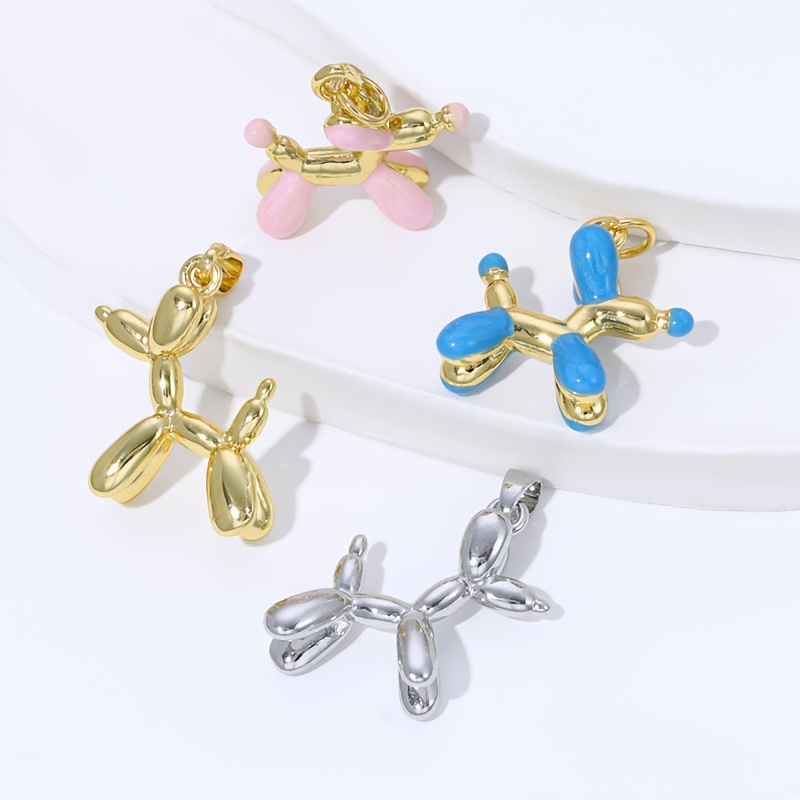 Women's Copper Plated Balloon Dog Pendant — Fun Accessory