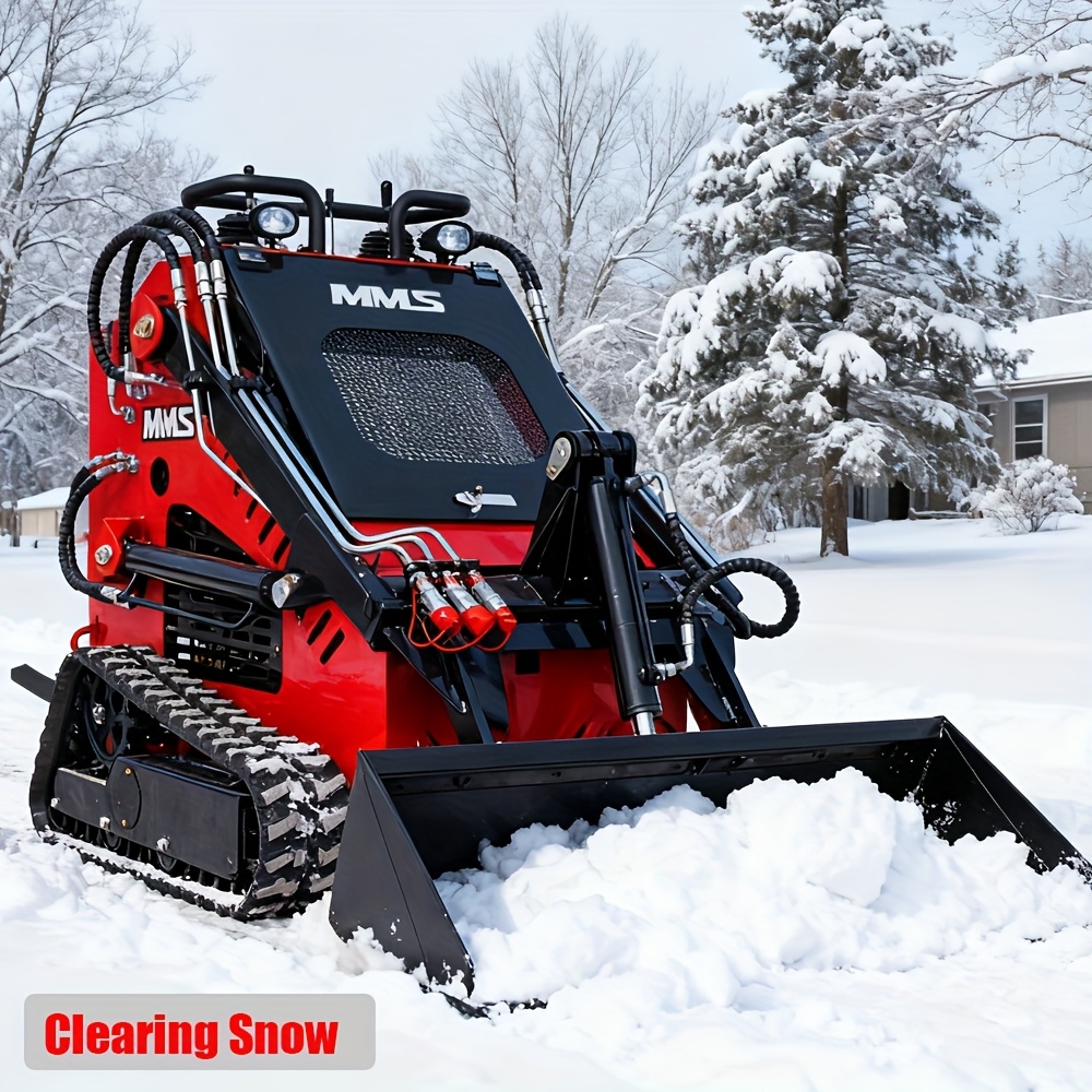 mini skid   loader 13 5   engine compact track loadercompact track loader for   snow clearing multi functional bulldozer shovel engineering vehicle for   gardens park     Product details 5