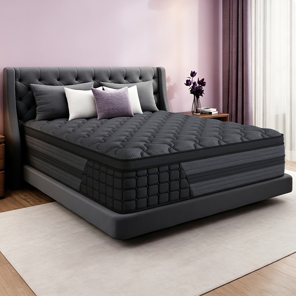 luxurious gel memory foam mattress hypoallergenic medium firmness with european   for comfortable sleep   in double twin full queen king sizes valentines decorations for home furniture for home
