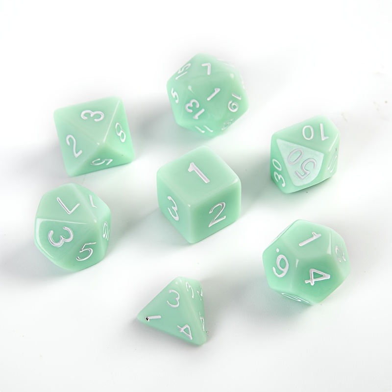 

Gameland Candy-colored Acrylic Dice Set - Multi-sided, For Rpgs & Board Games, , Number Dice