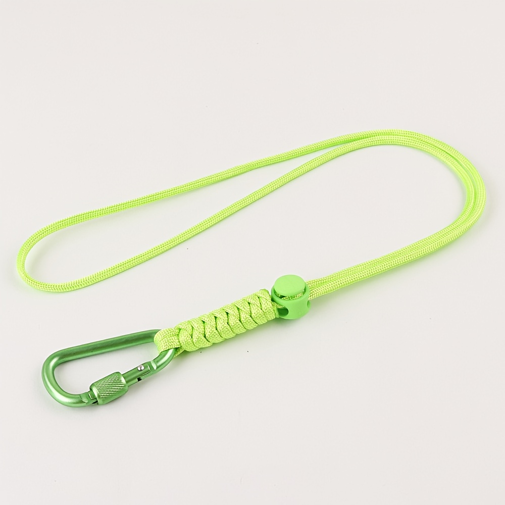 1pc Multifunctional Braided Lanyard, Hanging Hooks Neck Lanyard, Id Card Keychain Hanging Rope