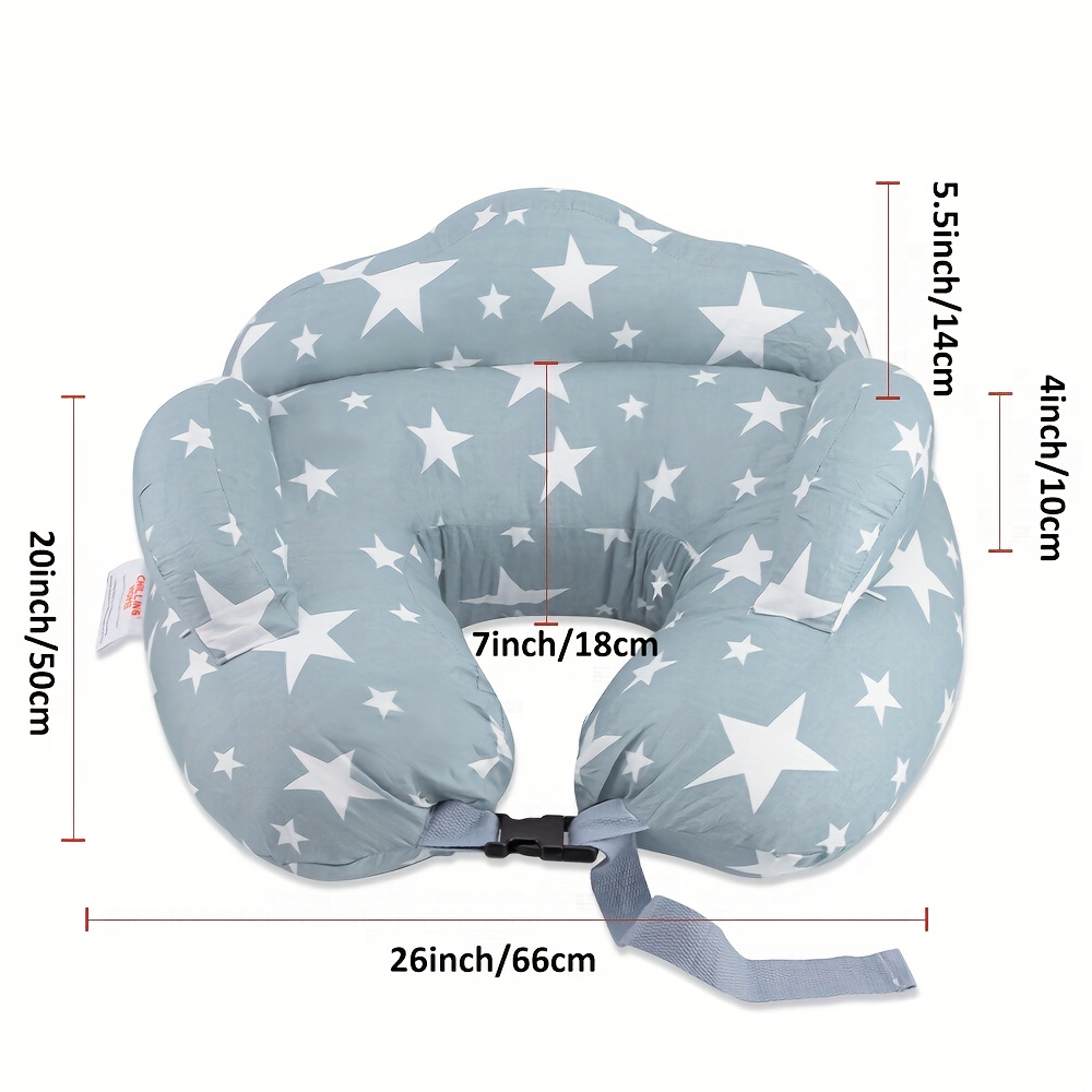 Image of Pregnancy Pillow, Pregnancy Belly Pillow, Adjustable Portable Adult Pregnancy Body Pillow With Breathable Cotton Pillowcase