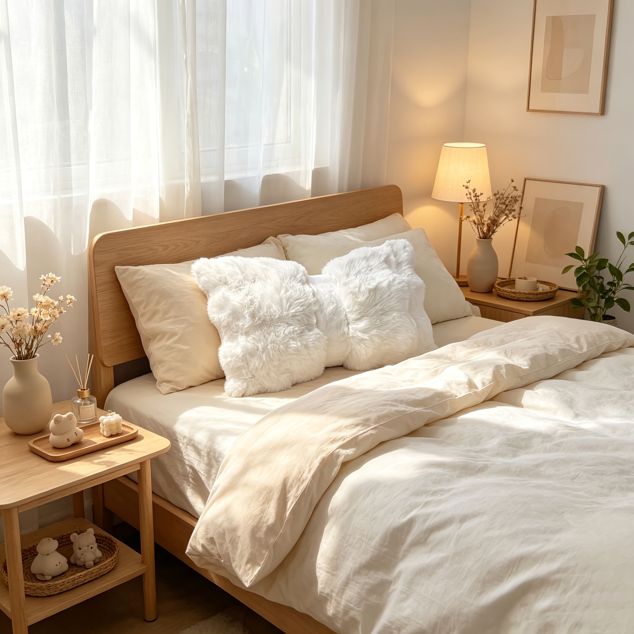 TEMU de almohada decorativa de de , 1 pieza, 30*50cm, adecuada para cama, sofá, , dormitorio, hogar y decoración de coche, relleno de almohada no