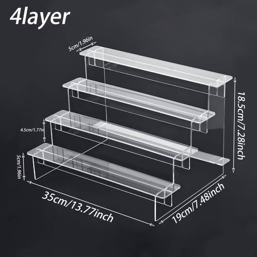 1pc countertop 35cm 13 77inch tiered 2 3 4 5 layer transparent plastic party dessert display stand dessert tray creative cake stand suitable for cake stand serving tray suitable for holiday desserts and party decorations