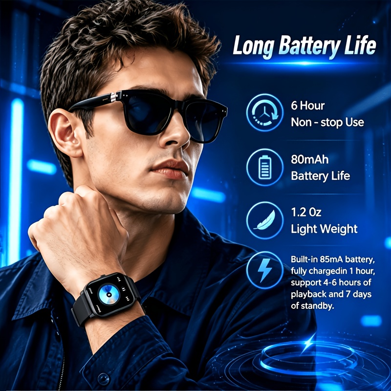 The Must-Have AI Smart Glasses And Full Touch Smartwatch of 2026: Smart Glasses with Multilingual Translation Capabilities, High-End Smart Wearables, Touch Control, a Perfect Blend of Fashion And Technology