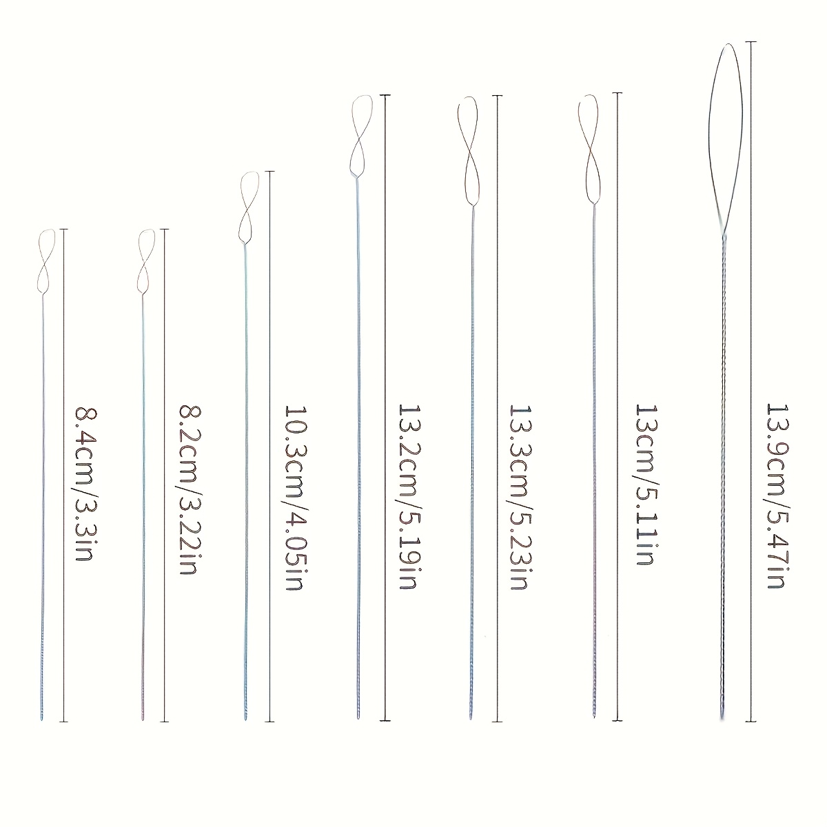 TEMU A Set Of 7mahua-shaped Bead , A Must-have Tool For Handcrafting And Diy Projects. The Beads Slide Without Damaging ! Special Polishing Ensures