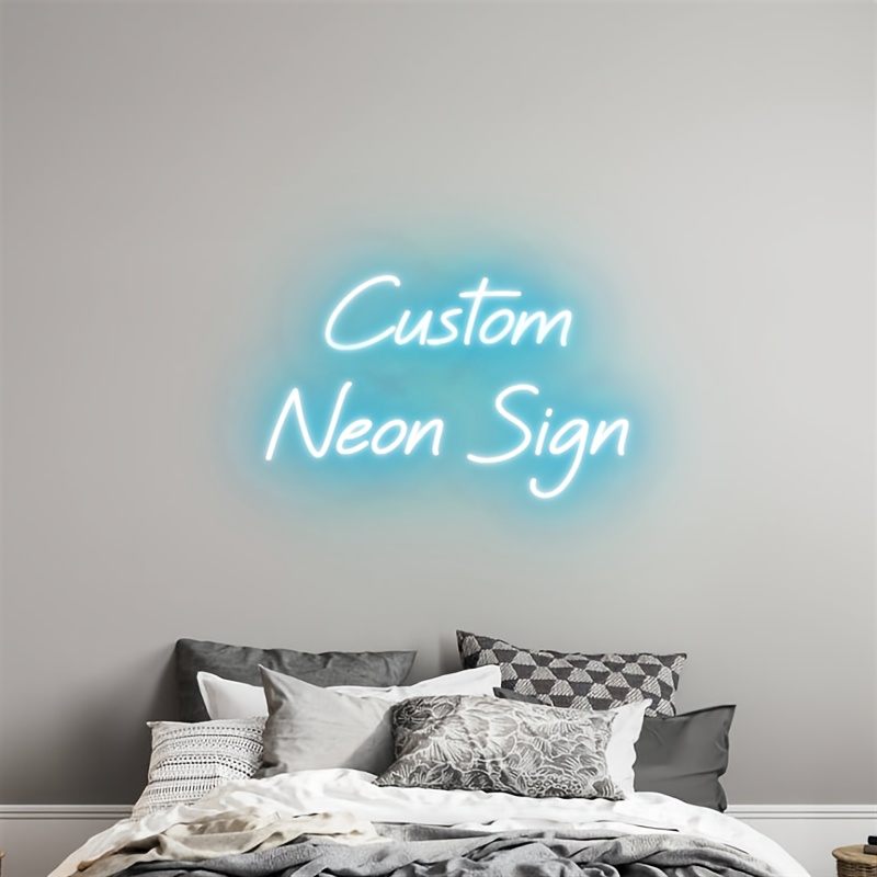     neon sign personalized wall hanging decor usb powered switch control multipurpose for weddings birthday parties   rooms home store name customization