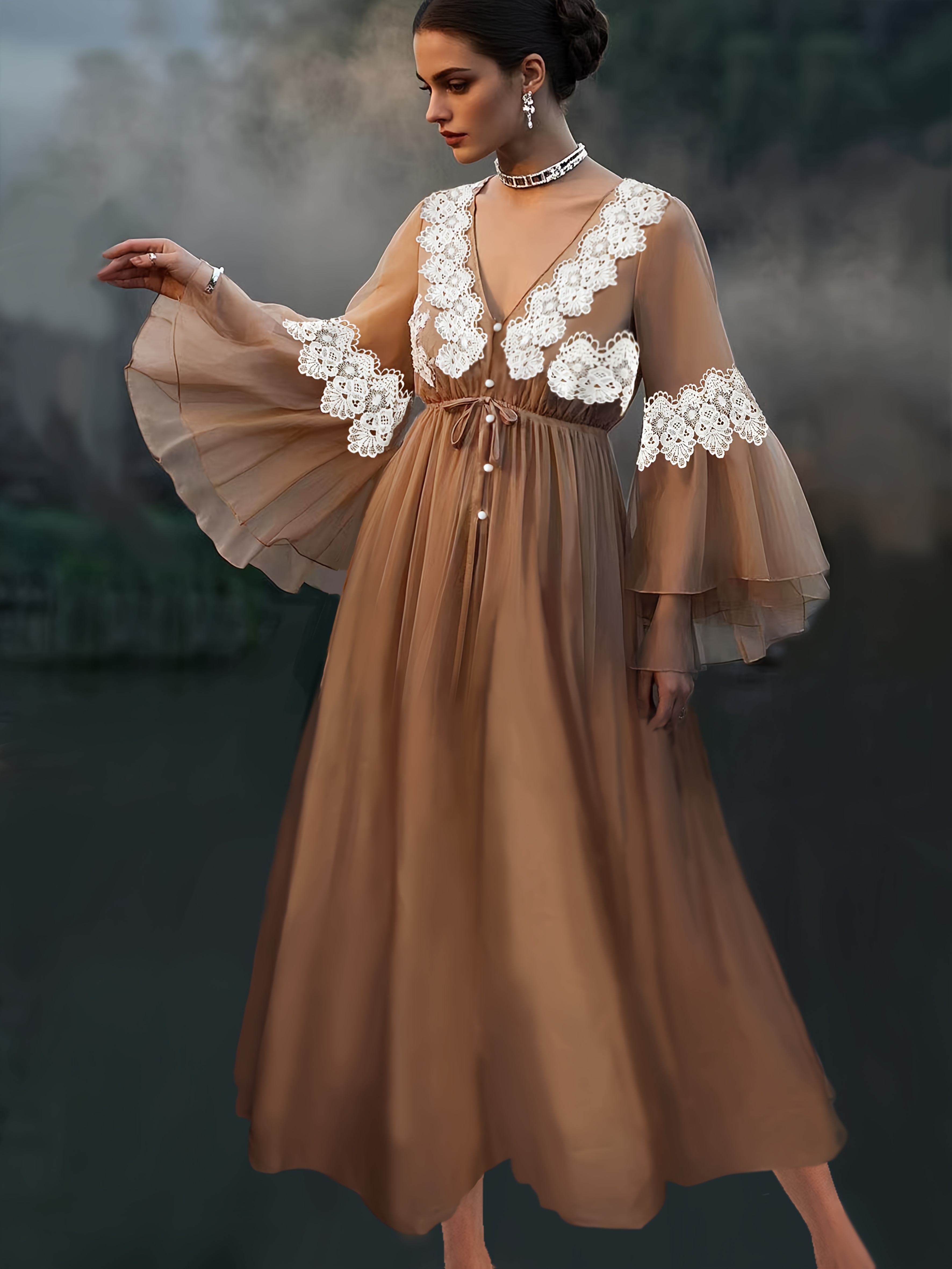 chinese dress ladies Winter Wedding Dress – Fender Bridal Design main image 1