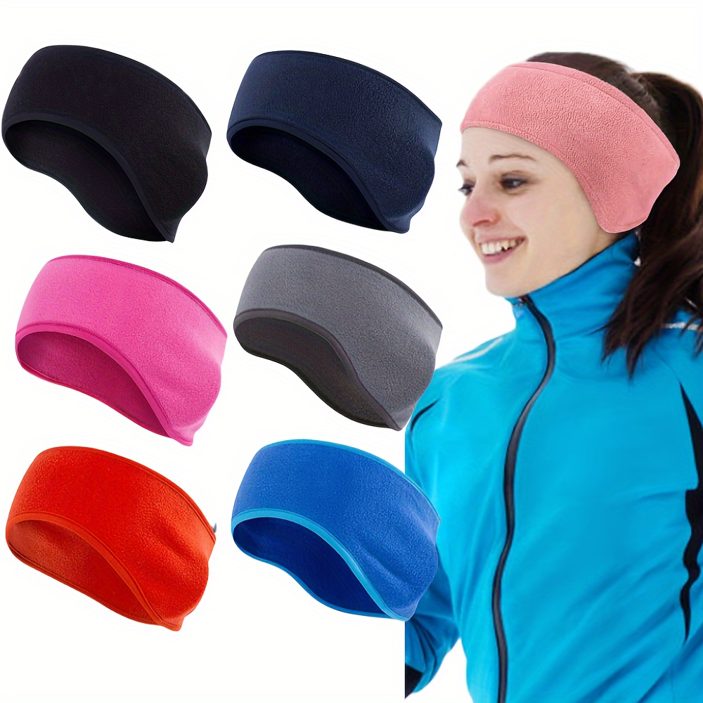 Winter Fleece Ear Warmers Muffs Headband For Men Women Kids Ski