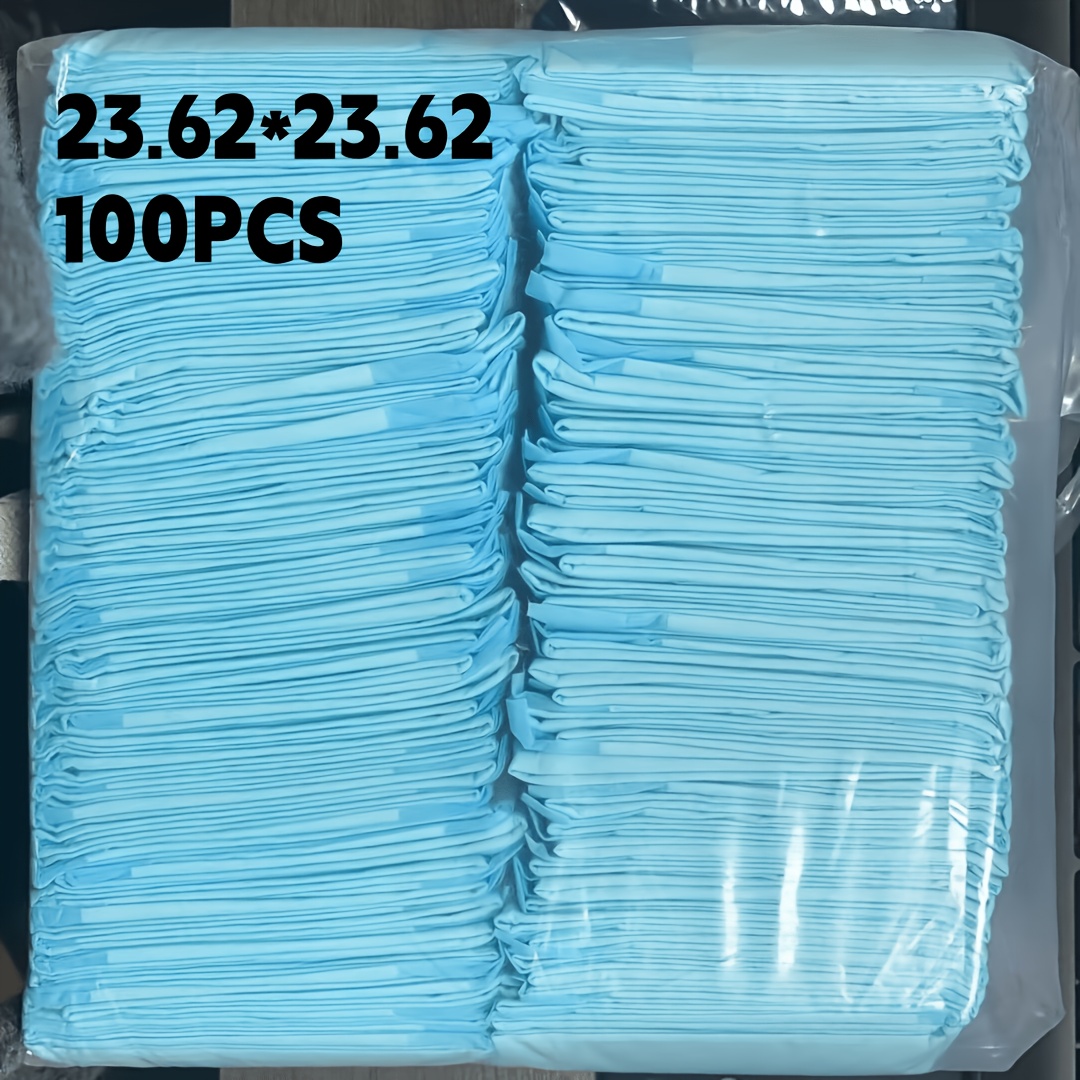 TEMU [75-100pcs Super Absorbent Puppy Pads] Thick Leakproof Super Absorbent Puppy Pads | 23.62 .62 X 30 X 36 Inch Disposable Training Mats For Dogs,