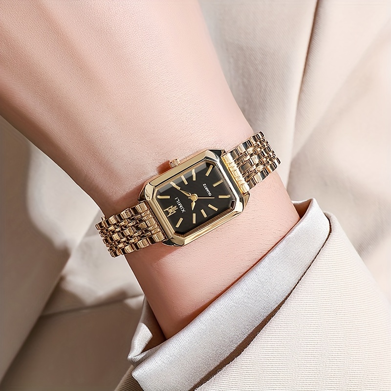 New Foreign Trade Women's Watch - Fashionable Simple Square Quartz Wristwatch for Female Students