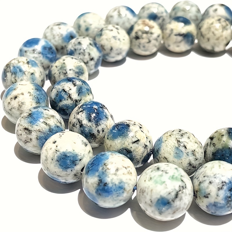 

30pcs 8mm Rare Granite 8mm Round Stone Beads Are Used For Making Jewelry Bracelets And Necklaces