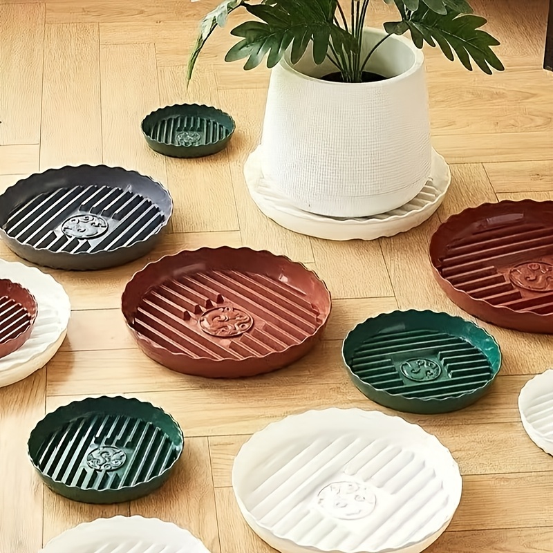 1pc 14 inch heavy duty plastic plant saucer 14 inch round - Temu