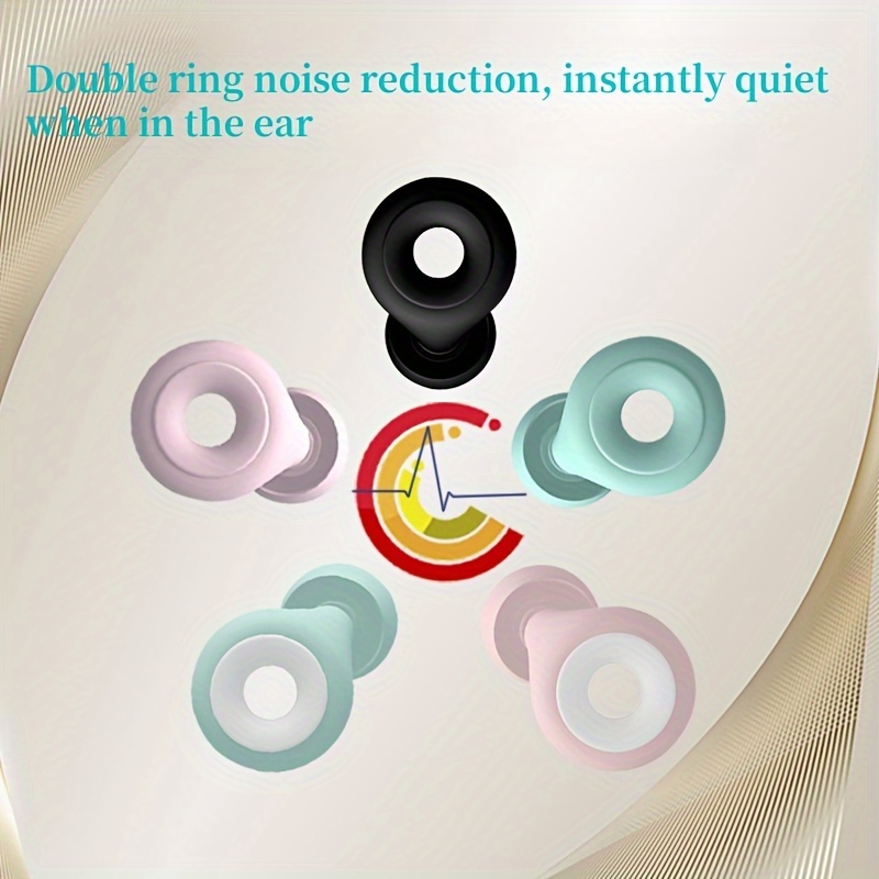 

Earplugs 3 Interchangeable - Reusable, For Reduction - For , Sleeping & Use