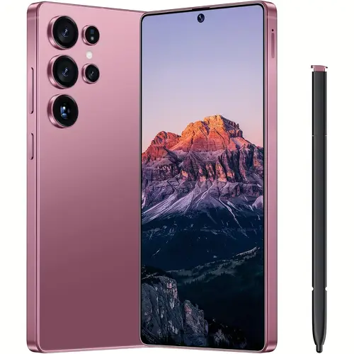 s25 ultra android smartphone 6 8 inch dual 108mp 48mp cameras long lasting 6800mah battery fast charging otg function facial recognition unlocking stylus 12gb 512gb rom 5 android 14 os unlock cellphone for