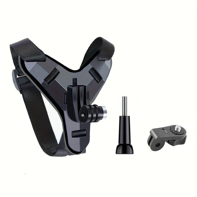 E-shop Motorradhelm Kinnriemenhalterung, geeignet für GoPro Max Hero 13, 12, 11, 10, 9, 8, 7, 6, 5, 4, 3+, 3, 2, 1, DJI , 5 Pro, X5, X4, X3, SJCAM, ,
