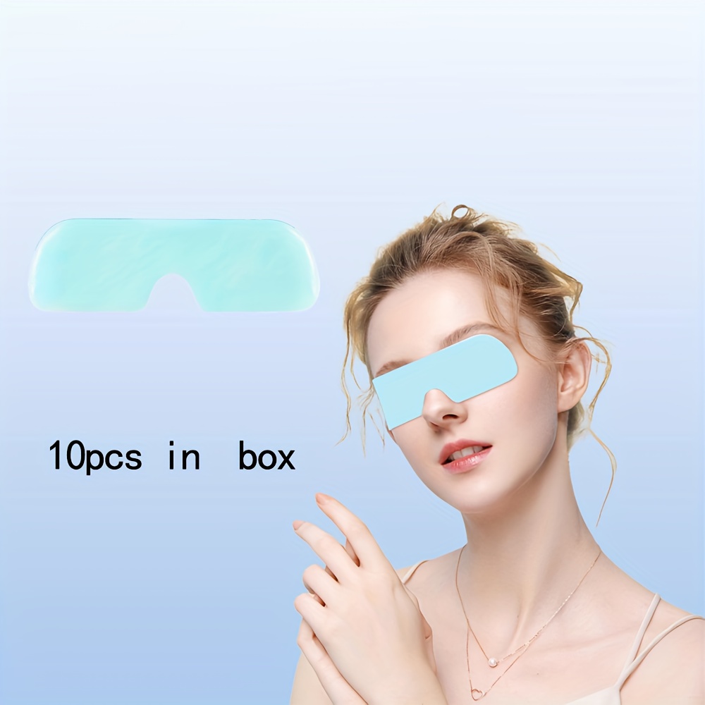 TEMU Cooling Eye Mask, For Refrigeration, Instant Cooling, Cooling Eye Ice Pack For Puffiness, Eye Mask For Puffy Eyes, Dry Eyes, Sinus, Dark Circles
