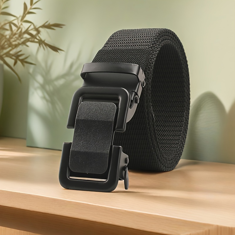 3pcs Men's Tactical Nylon Belts with Automatic Buckle