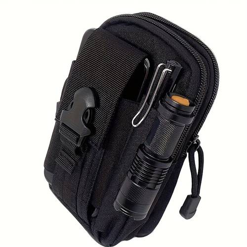 a unisex outdoor waist bag a heavy duty multifunctional waist pack phone pouch suitable for hiking camping outdoor sports running and travel a handheld outdoor backpack for men and women black essential for and camping