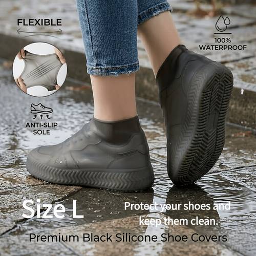 cubrezapatos antideslizantes resistencia, protectores de botas y zapatos para las condiciones climáticas para actividades al aire libre