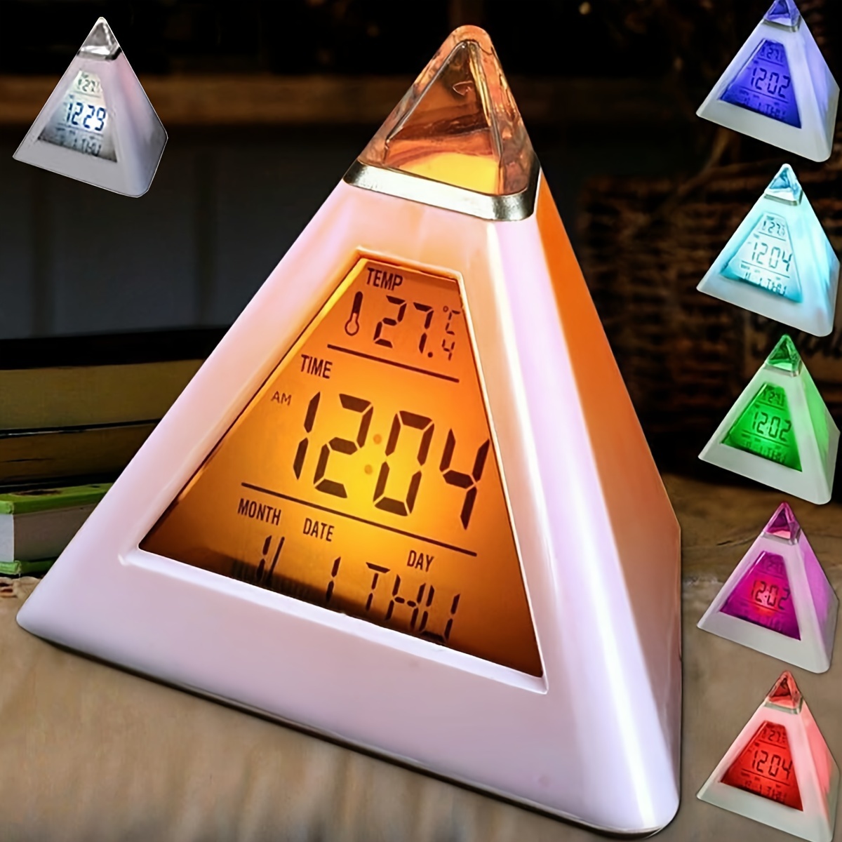 

1pc Led Alarm Alarm Desk & Desktop Decoration For