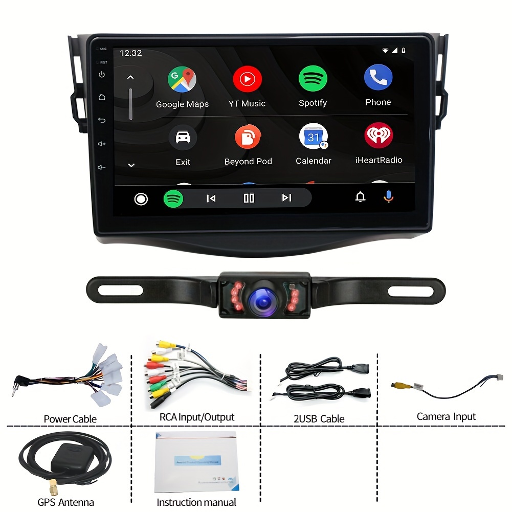 

9'' Android 13.0 2+32g For Toyota Rav4 2007-2012 Car Stereo Radio Car Player Gps Navi