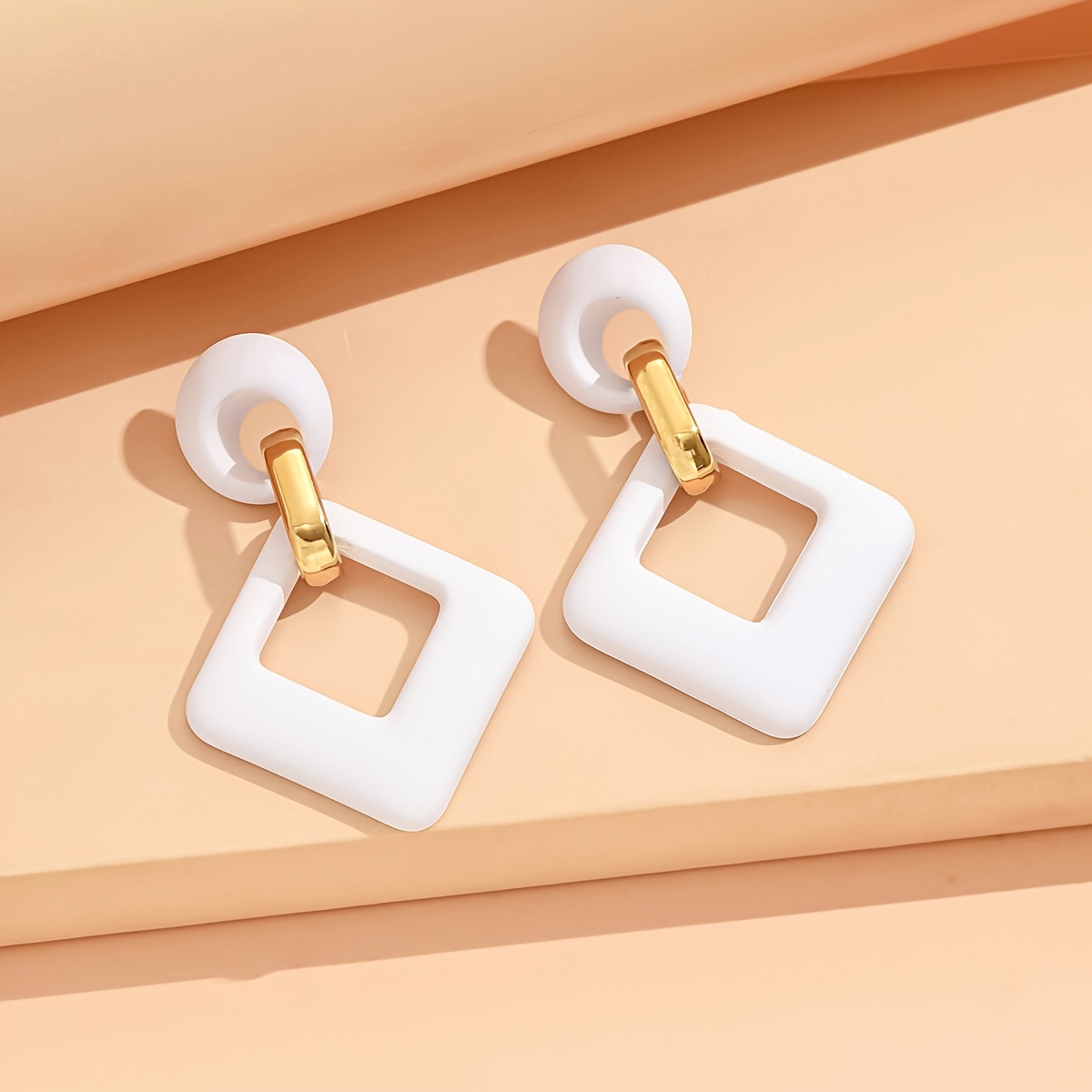 Earrings Square/oval/hoop/flower/heart-shaped Women's Gift Statement Earrings