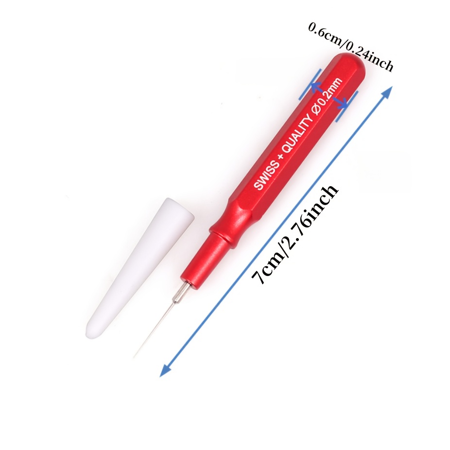 E-shop Präzisions-Uhrenwerk Schmierstift, Edelstahl-, Metallgriff, Schmierstift Schmierwerkzeug Schmiersonde Uhrenreparaturwerkzeug, Geeignet für