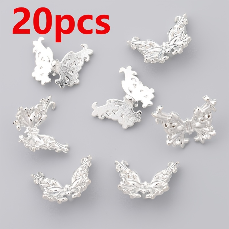 Image of 40pcs/20pcs Pattern Hollow Pendant Charms Spacer Beads Shims Loose Beads Stringing Beads Cross Beads Suitable For Making Bracelets Bangle Necklaces Jewelry Hangers Pendant Craft Additions