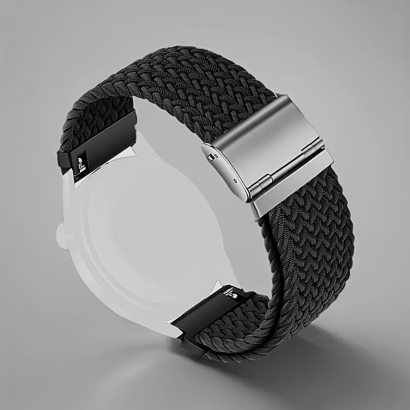 E-shop 20mm 22mm Geflochtenes Nylon Elastisches Sport Uhrenarmband für Samsung Galaxy Watch 7/6/5/4/3/2 44mm 40mm 47mm 43mm 6Classic 47mm 43mm Gear und