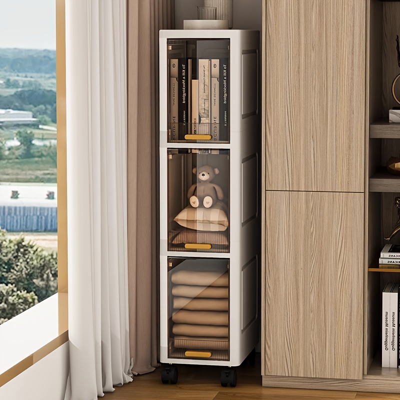 estante de arrumação   multifuncional, armário de arrumação  , prateleira retangular de plástico, caixa de arrumação  , adequada para roupa, caixas, armários, estantes de arrumação exterior e armários de arrumação familiar detalhes 2