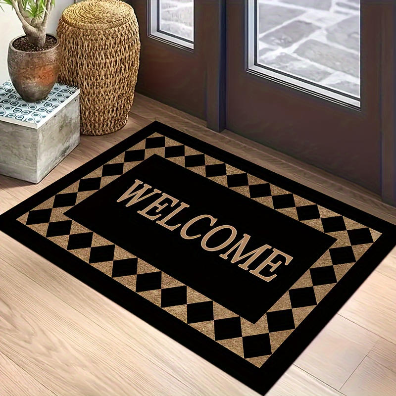 

Mat For Entryway - , Diamond Pattern In And , , , 1cm , , Suitable For , , Bathroom, - Polyester,