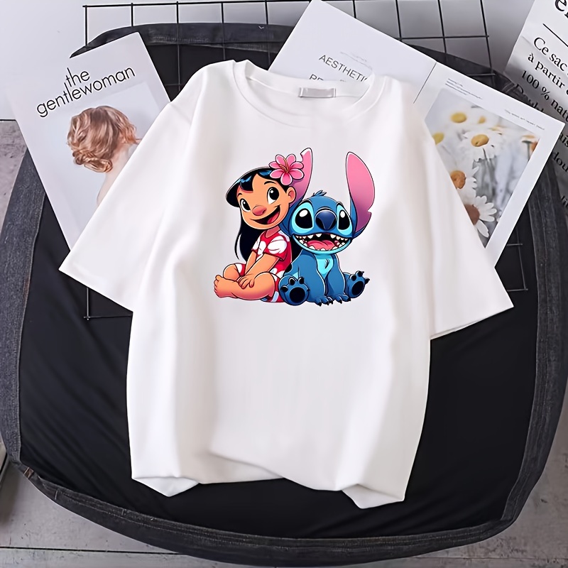 

1pc Disney Stitch Cartoon Iron-on Heat Transfer Stickers T-shirt Iron-on Patches Colorful Design Heat Transfer Sticker Decals Clothing Pillow Covers Jackets Backpack Decoration Diy Supplies