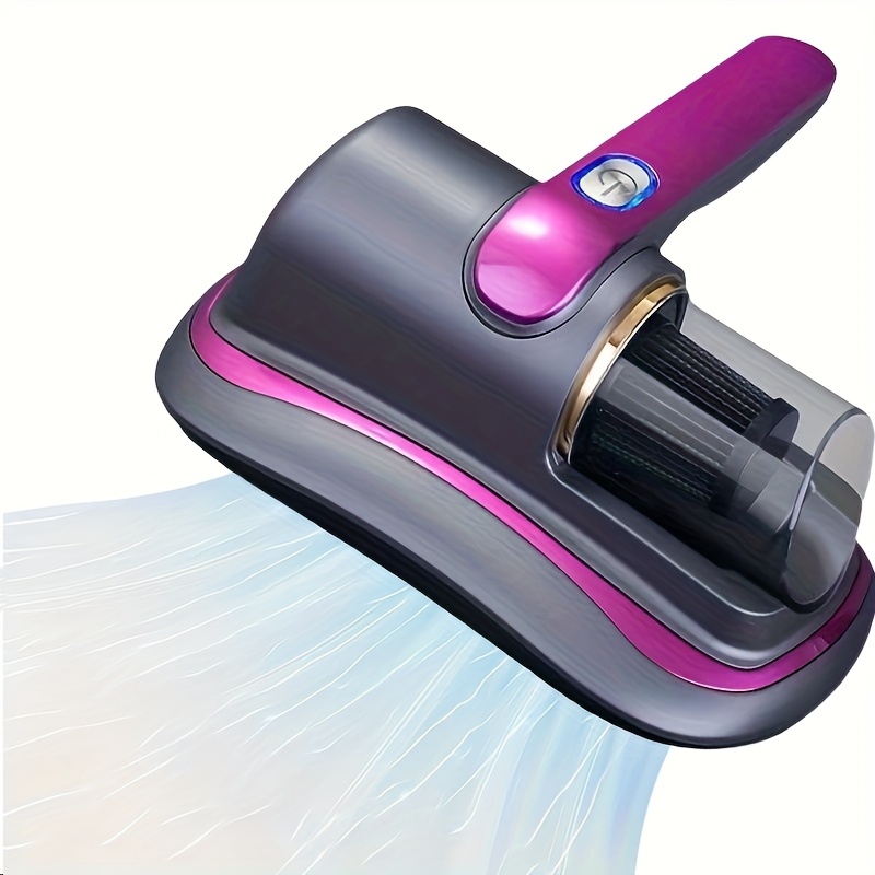 1pc rechargeable handheld bed vacuum cleaner super suction and   uv washable filter for deep cleaning handheld vacuum cleaner cordless mattress vacuum cleaner     beds sofas pet hair and carpets details 0