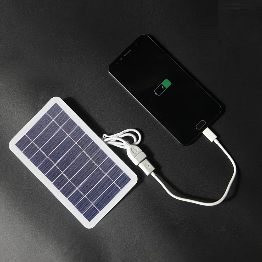 5v portable solar panel 2w monocrystalline high   usb fast charger high quality dustproof compatible with phones power banks sport cameras mini lightweight emergency power bank for camping hiking outdoor use camping gear   high  converter durable construction usbcompatible charger tech   Product details 3