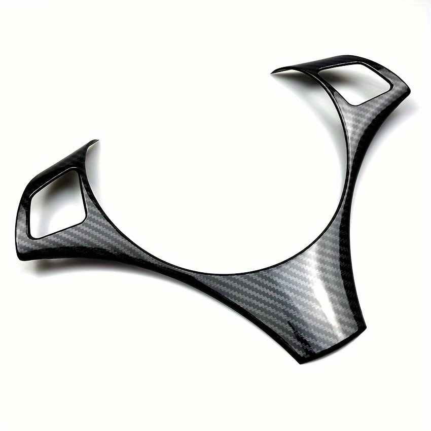 

For Bmw E90 Series 2005-2012 Steering Wheel Trim Decal - Carbon Fiber Plastic Cover Overlay Interior Upgrade