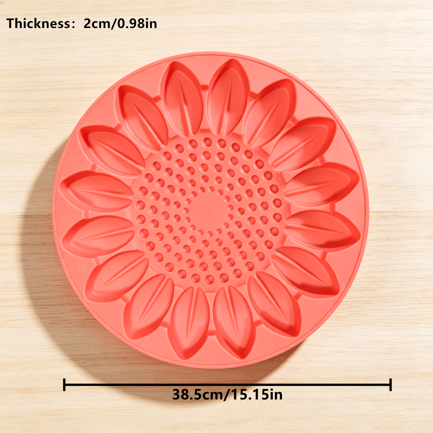 Diy Sunflower Cement Stepping Stone Mold, Reusable, For Making Garden Path Stones, Courtyard Lawn Viewing Decoration Tool